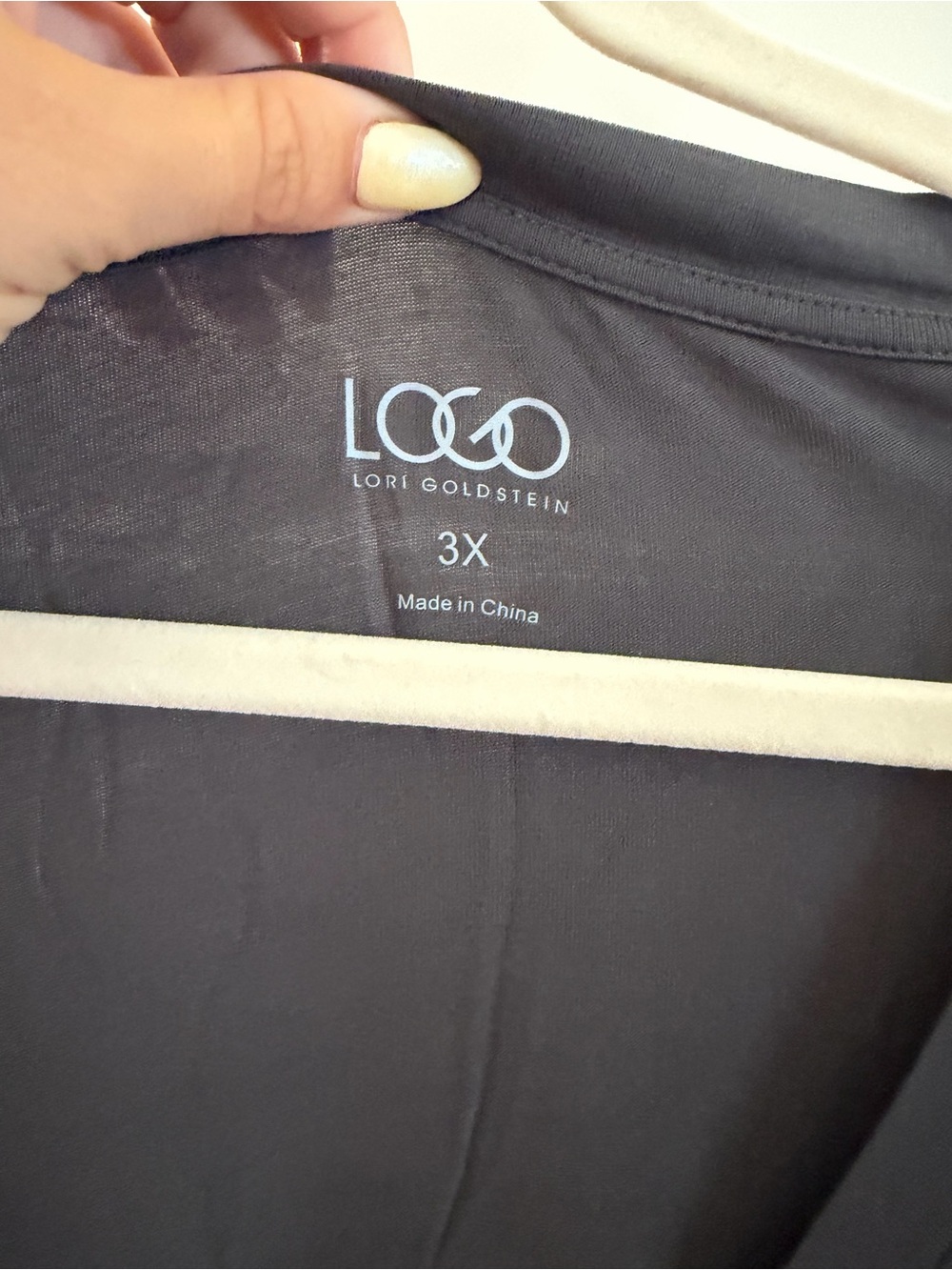 Logo Lori Goldstein 3X  slate grey - Picture 2 of 3
